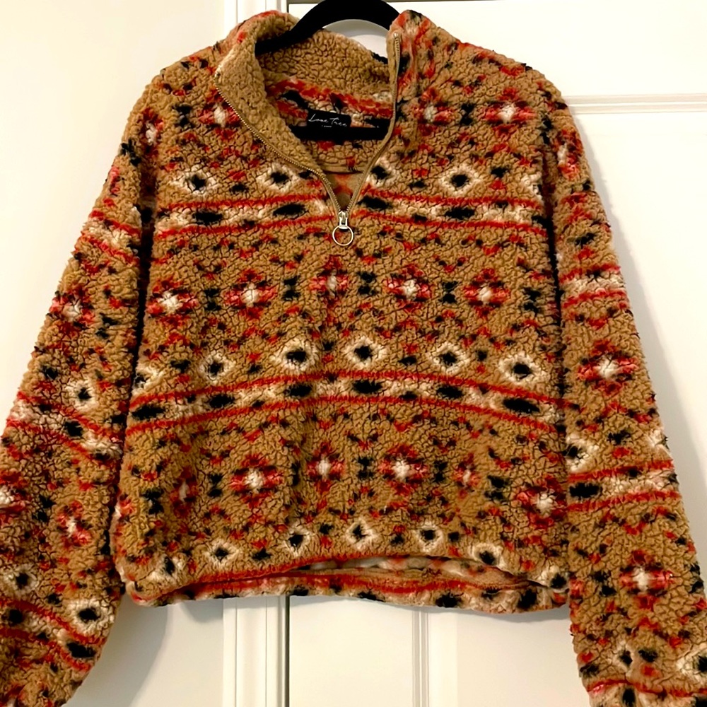 EUC kids Sherpa pullover